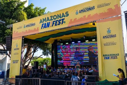 Amazonas Fan Fest promove transmissão gratuita de Brasil e Escócia e programação cultural no Largo de São Sebastião