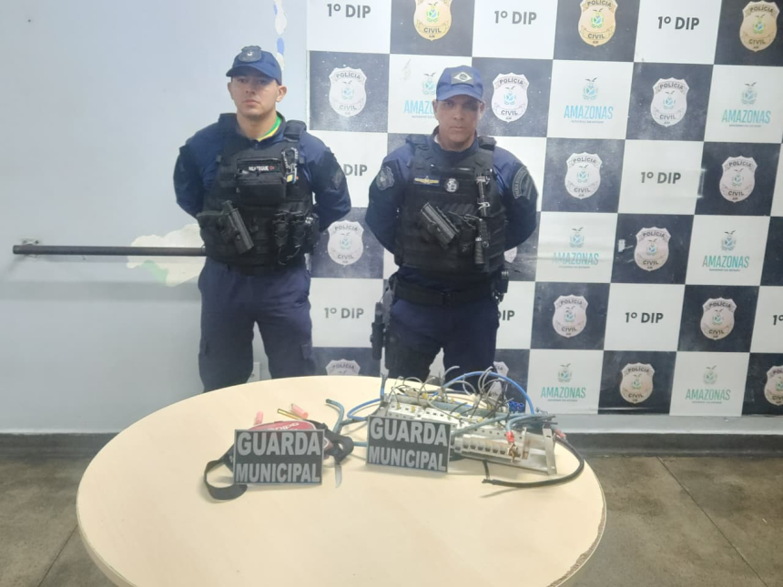Guarda Municipal de Manaus prende dois por furto de cabos e realiza resgates de animais e atuação contra incêndio na cidade