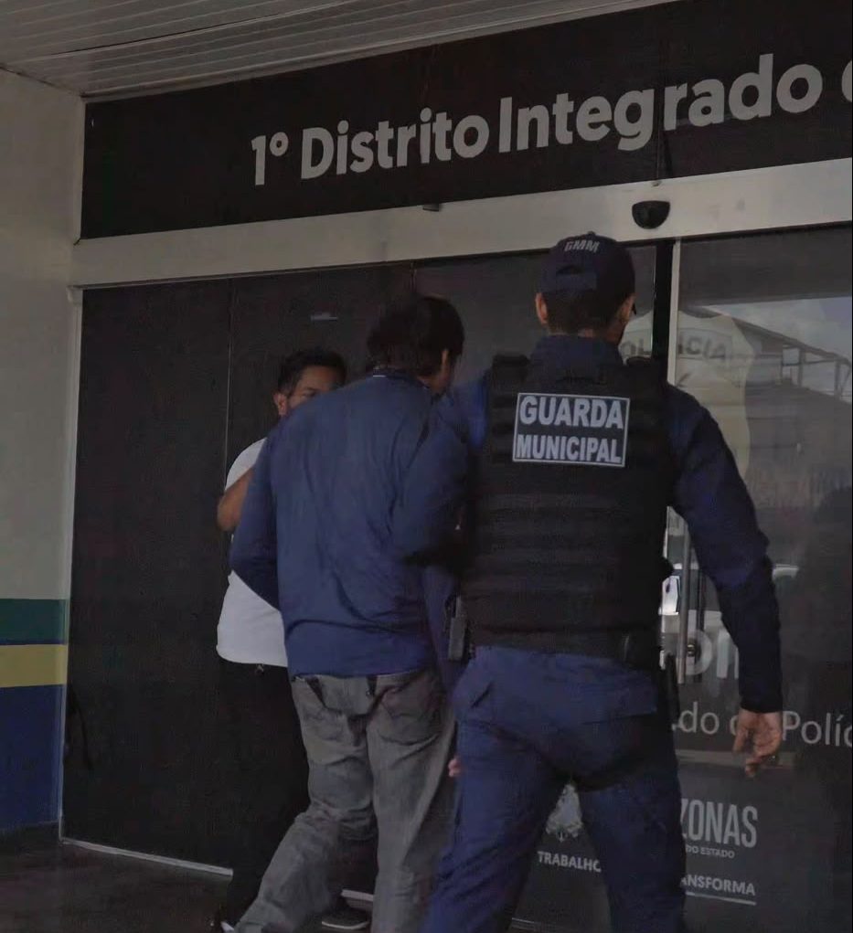 Guarda Municipal de Manaus prende homem com mandado por estupro de vulnerável na manhã de 30/7 na região central