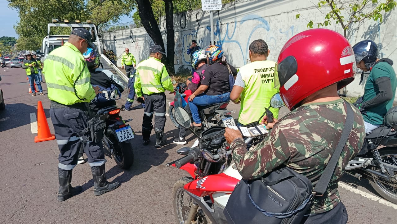 Prefeitura de Manaus intensifica operação Mobilidade Segura com fiscalizações em várias vias da cidade