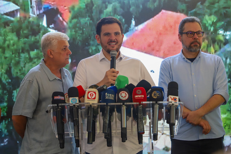 Renato Junior anuncia revitalização do centro histórico de Manaus com restauro do Casarão de São Vicente e transferência de secretarias até 2027
