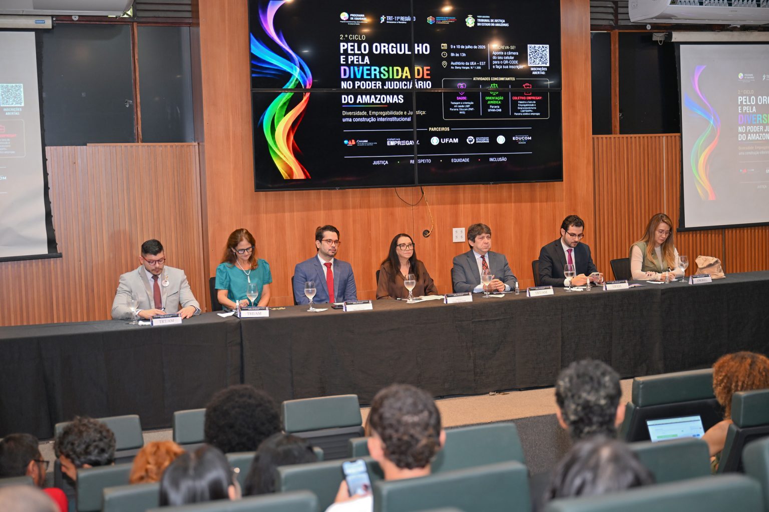 Tribunais do Amazonas promovem 2.º Ciclo pelo Orgulho e pela diversidade para fortalecer direitos e acesso à Justiça