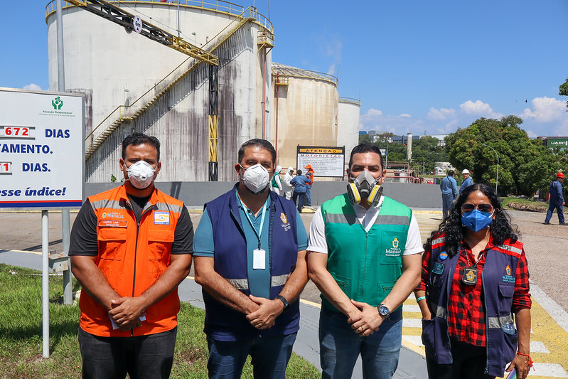 Prefeitura autua empresa por vazamento de estireno e coordena ações de contenção em Manaus