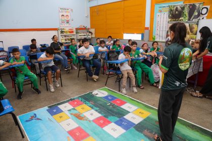 Educação ambiental mobiliza escolas de Manaus com oficinas e ações pela preservação da Amazônia