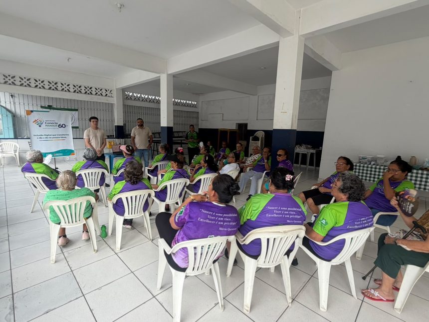 Prefeitura de Manaus amplia proteção digital de idosos com Conecta Manaus 60+ em palestra no bairro Alvorada