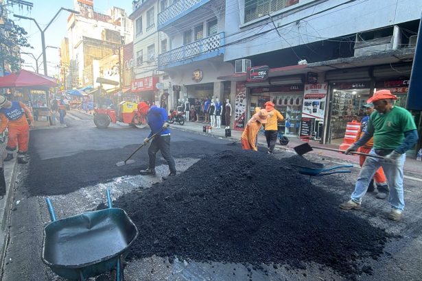 Prefeitura de Manaus intensifica obras de infraestrutura no centro histórico para ampliar mobilidade e acessibilidade