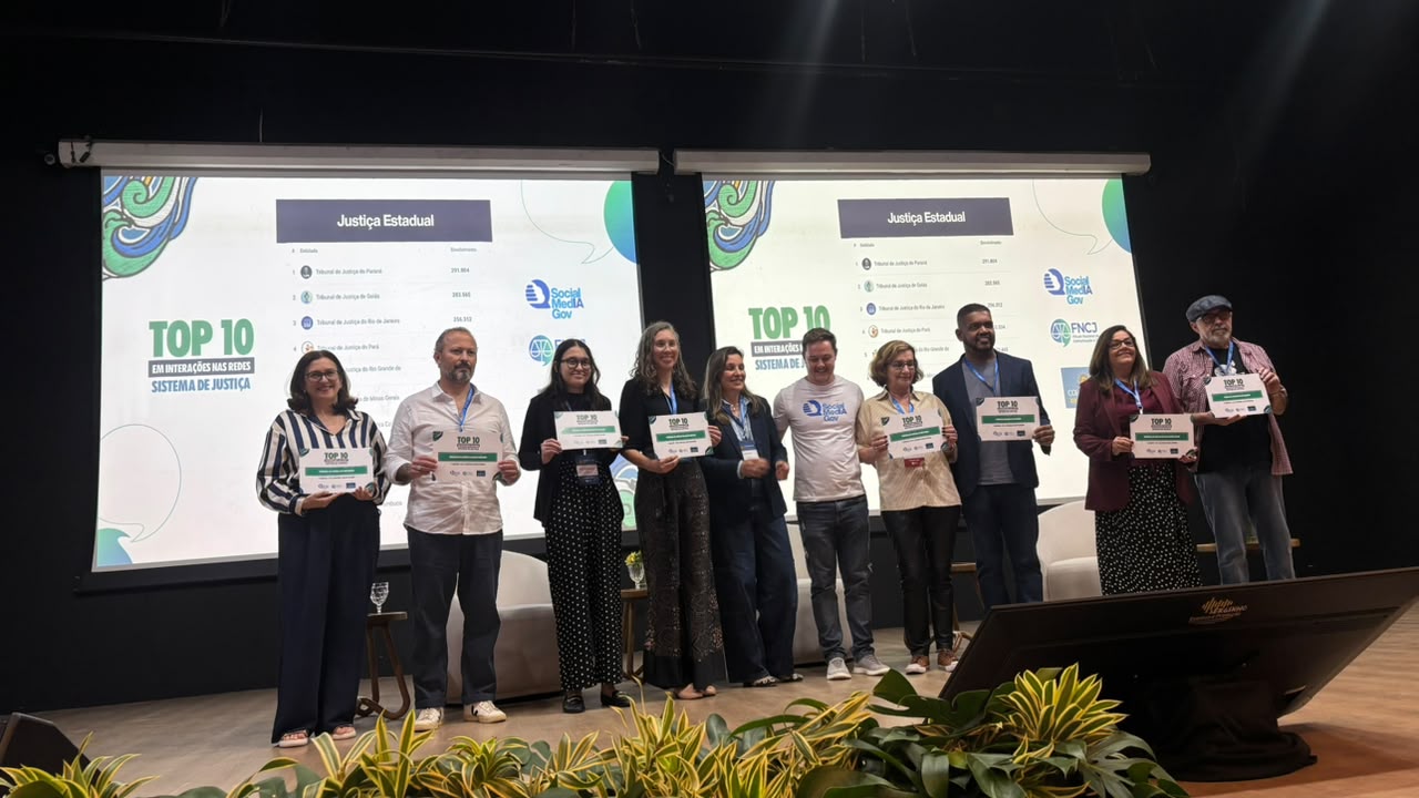 Tribunal de Justiça do Amazonas entre os dez tribunais com maior interação nas redes sociais no primeiro semestre de 2026