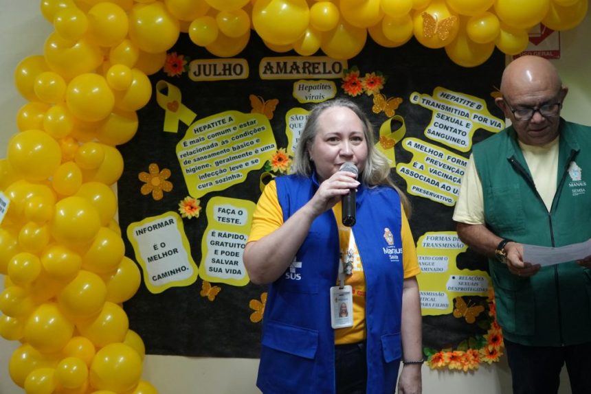 Manaus inicia campanha Julho Amarelo para ampliar testagem e vacinação contra hepatites virais