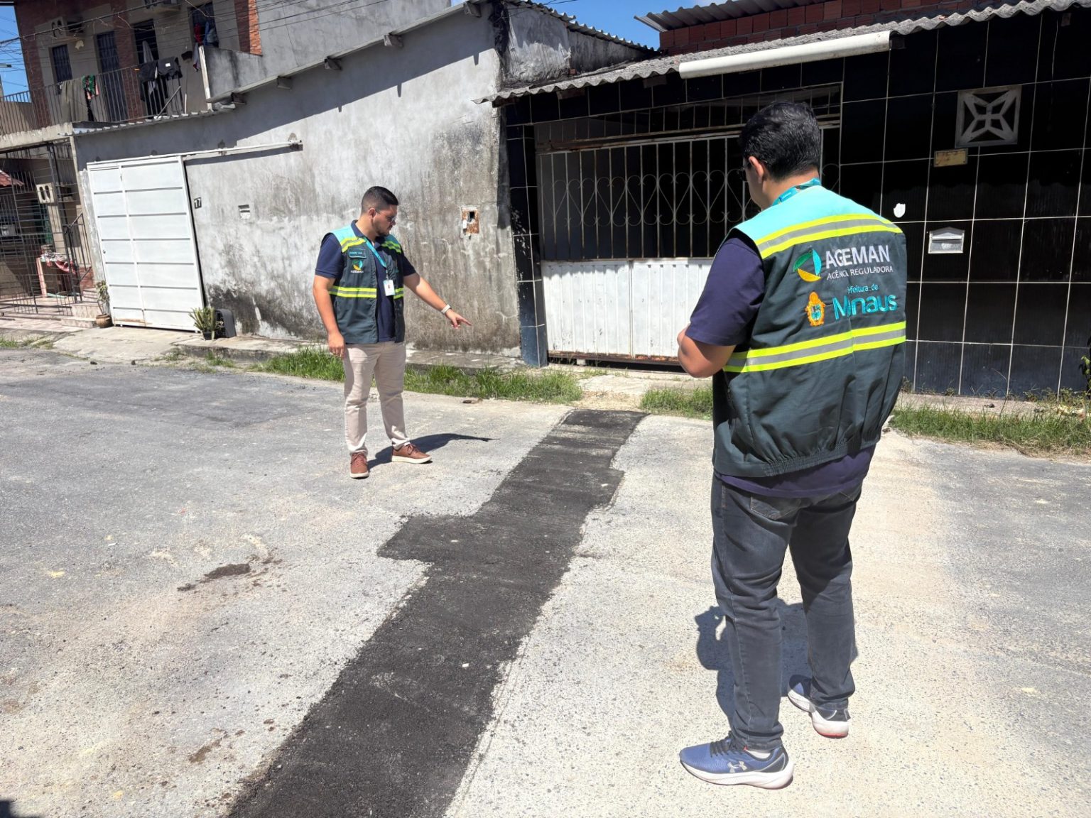 Ageman vistoria mais de 300 ruas em Manaus para fiscalizar recomposição do pavimento asfáltico após obras da Águas de Manaus
