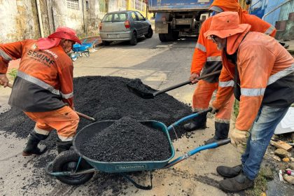 Prefeitura de Manaus realiza recuperação asfáltica na rua Nicolau da Silva e melhora mobilidade no São Francisco