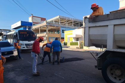 Prefeitura de Manaus intensifica manutenção asfáltica na avenida Visconde de Porto Alegre para melhorar mobilidade no Centro