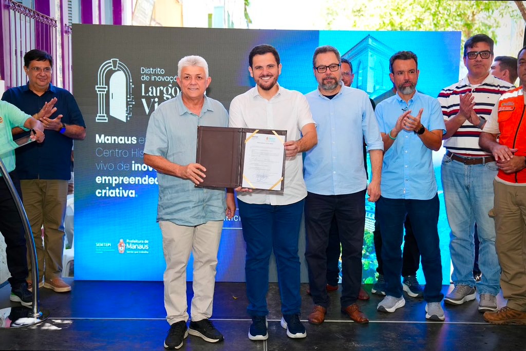 Manaus anuncia Distrito de Inovação do Largo de São Vicente com investimento federal e prazo de 12 meses