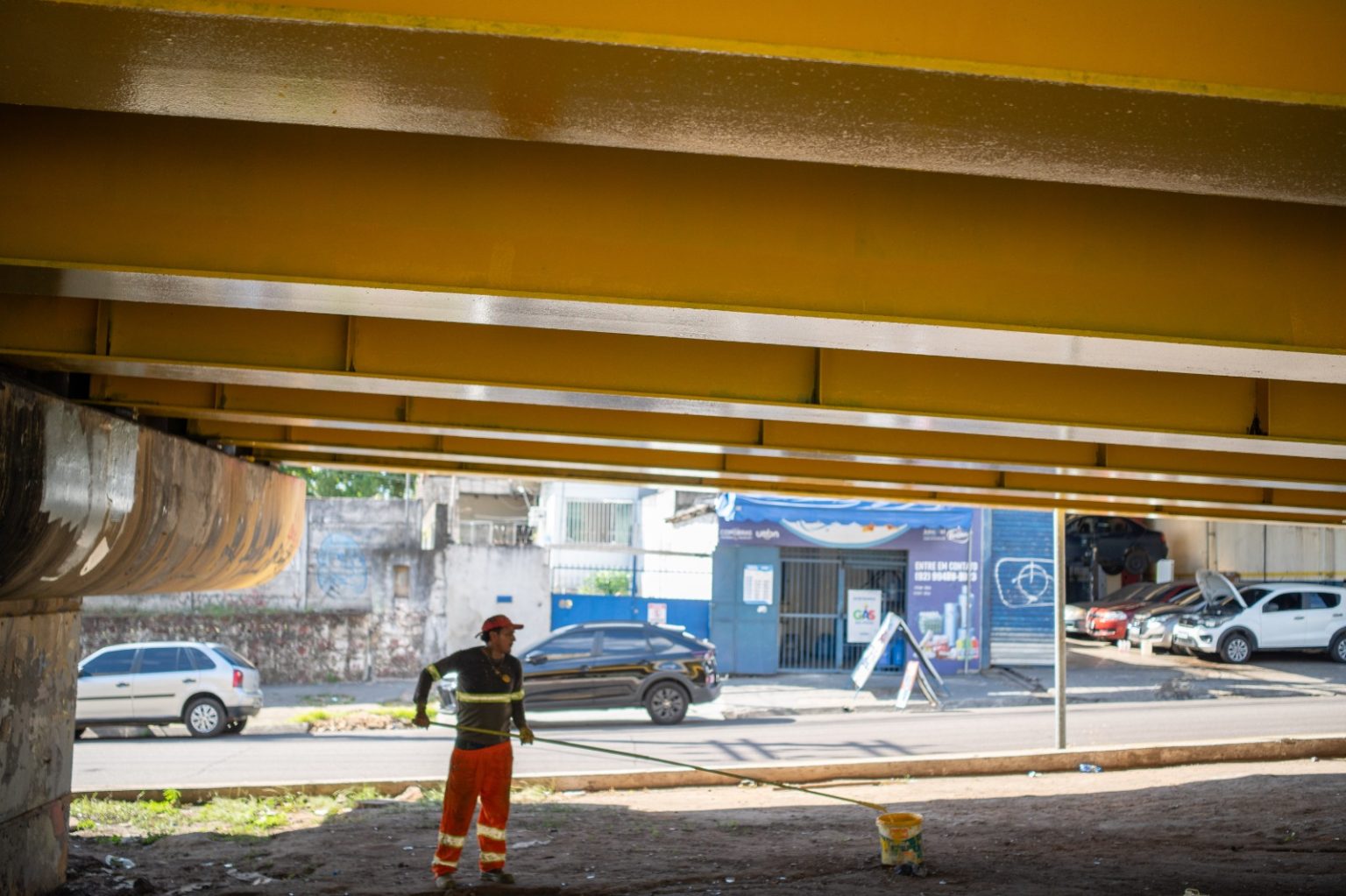 Prefeitura de Manaus inicia revitalização do viaduto do Olímpico e amplia modernização dos complexos viários da cidade