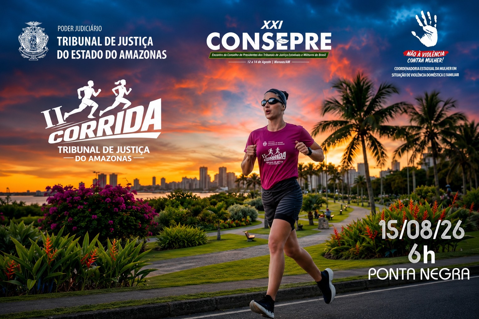 TJAM abre inscrições internas para II Corrida do TJAM com doação de leite até 15 de julho