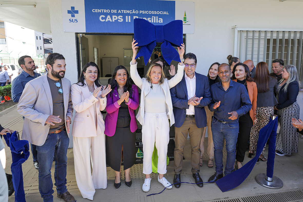 Governadora Celina Leão inaugura nova sede do Caps II na Quadra 1409 do Cruzeiro com capacidade para 1,2 mil pessoas