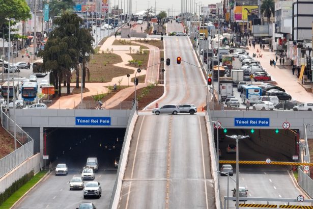 Túnel Rei Pelé será totalmente interditado para simulado integrado de produto perigoso no domingo (12) das 9h às 12h