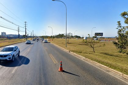Faixa reversa da DF-001 entre Pistão Sul e viaduto de Samambaia é encerrada no período vespertino