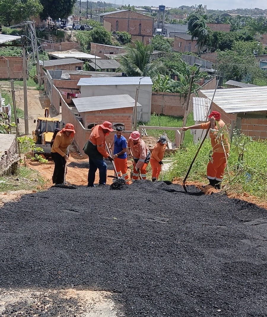 Pavimentação da rua Betel no Nova Cidade amplia mobilidade e acesso de moradores em Manaus