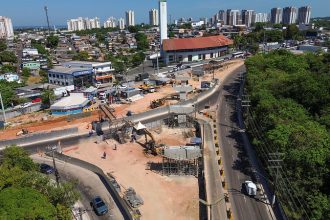 Prefeitura de Manaus registra 30% de execução do complexo viário Passarão na zona Oeste