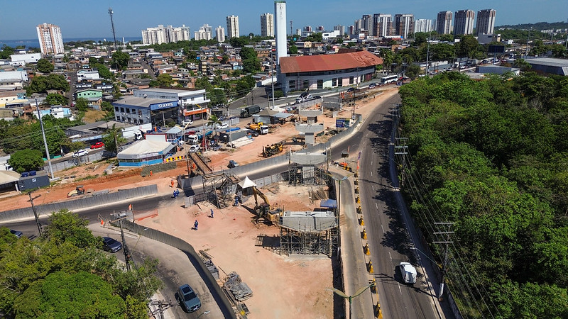 Prefeitura de Manaus registra 30% de execução do complexo viário Passarão na zona Oeste
