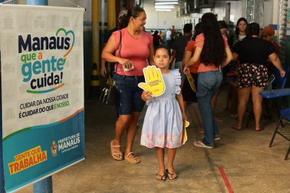 Manaus que a Gente Cuida leva serviços integrados ao Parque Solimões e bairro Tarumã neste sábado, 15/8