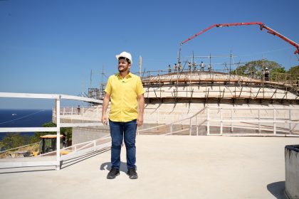 Oca Niemeyer entra na etapa final de concretagem e parque deve ser entregue em dezembro em Manaus