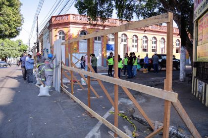 Prefeitura de Manaus inicia obras da primeira Rua Gastronômica e interdita trechos no Centro-Sul