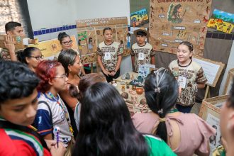 Feira Municipal de Ciências mobiliza 450 estudantes e 107 projetos na DDZ Norte de Manaus nesta etapa distrital