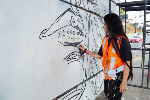 Manaus em Cores transforma viadutos em galerias urbanas com mulheres grafiteiras