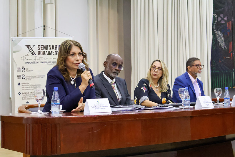 Seminário do TRT-11 em Boa Vista debate trabalho decente, pena justa e reinserção sociolaboral
