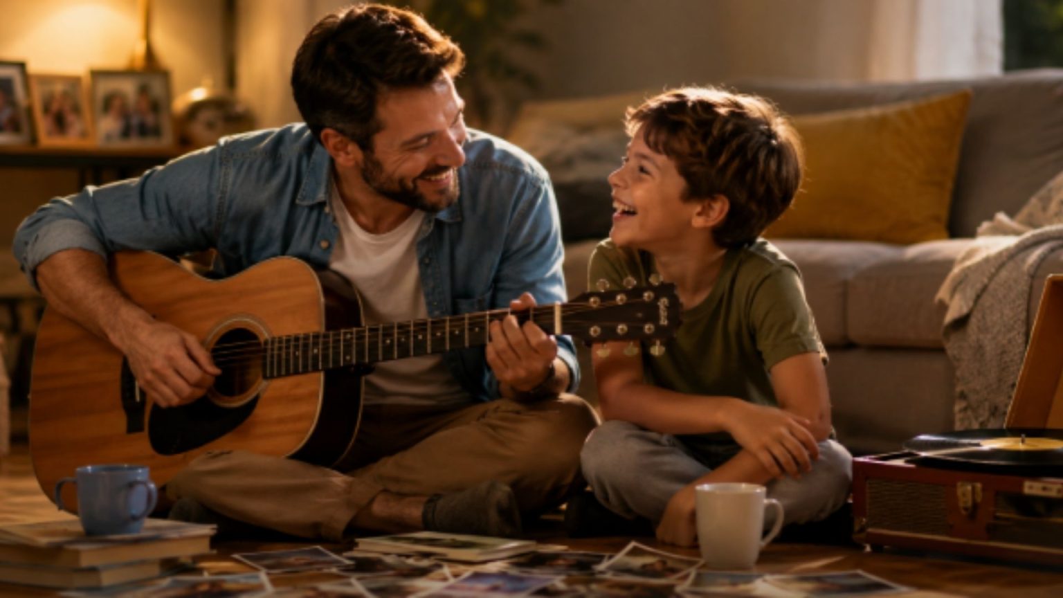 Conversas que aproximam pais e filhos: criando memórias afetivas com música