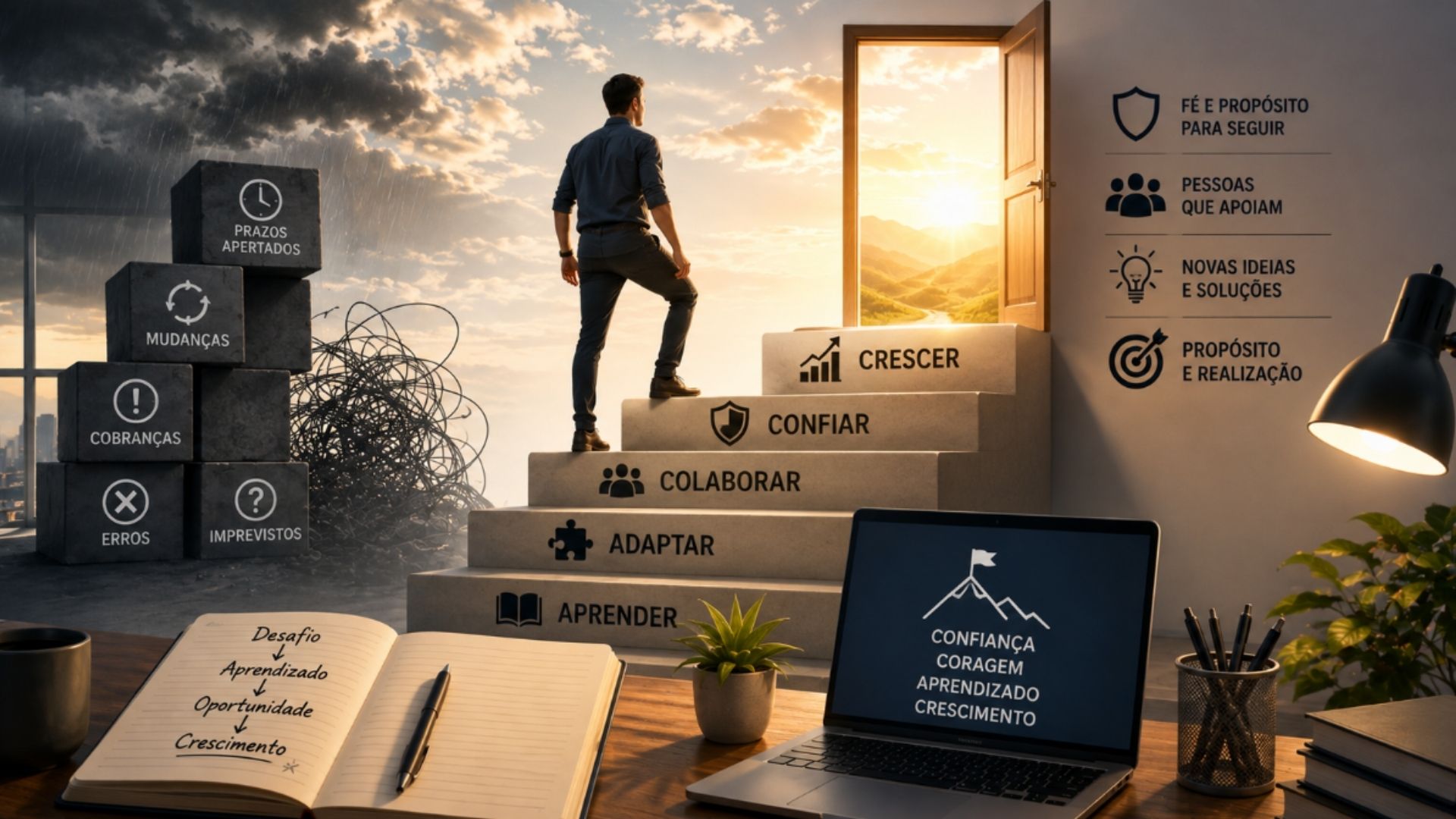Trabalhar com confiança: como transformar desafios em oportunidades de crescimento