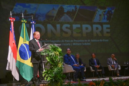 Mauro Campbell Marques é homenageado em Manaus durante abertura do 21.º Consepre antes de assumir vice-presidência do STJ no dia 19 de agosto