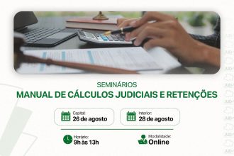 TJAM promove seminário online sobre Manual de Cálculos Judiciais e Retenções para servidores do tribunal