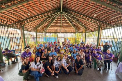 Atividade de conscientização sobre a Lei Maria da Penha chega à comunidade Braga Mendes em Manaus