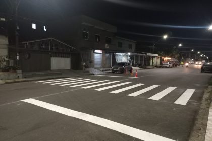 Prefeitura de Manaus executa implantação e revitalização da sinalização viária em bairros e corredores da cidade