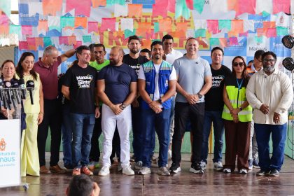 Manaus que a Gente Cuida leva serviços, obras e ofertas de emprego ao Parque Solimões até 15/8
