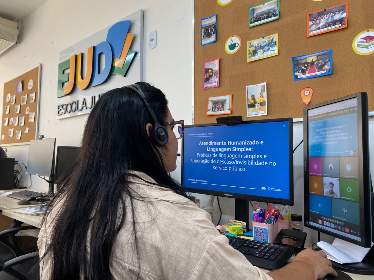 TJAM encerra ciclo de oficinas para capacitar servidores no Balcão Virtual e aprimorar atendimento virtual à população