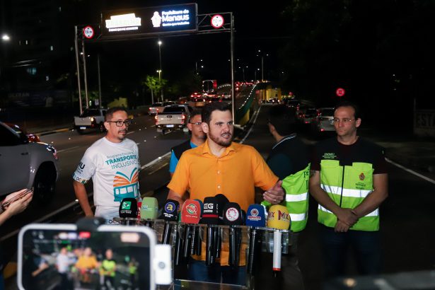 Manaus instala primeiro Painel de Mensagem Variável para orientar motoristas em tempo real nas vias urbanas
