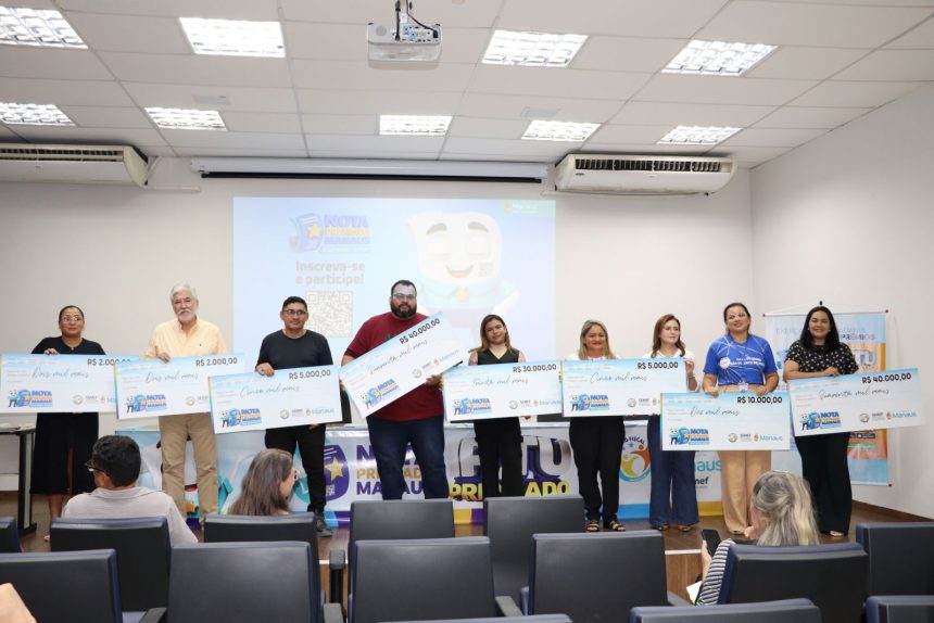 Prefeitura de Manaus entrega R$ 320 mil na campanha Nota Premiada Manaus no sorteio de 27/8