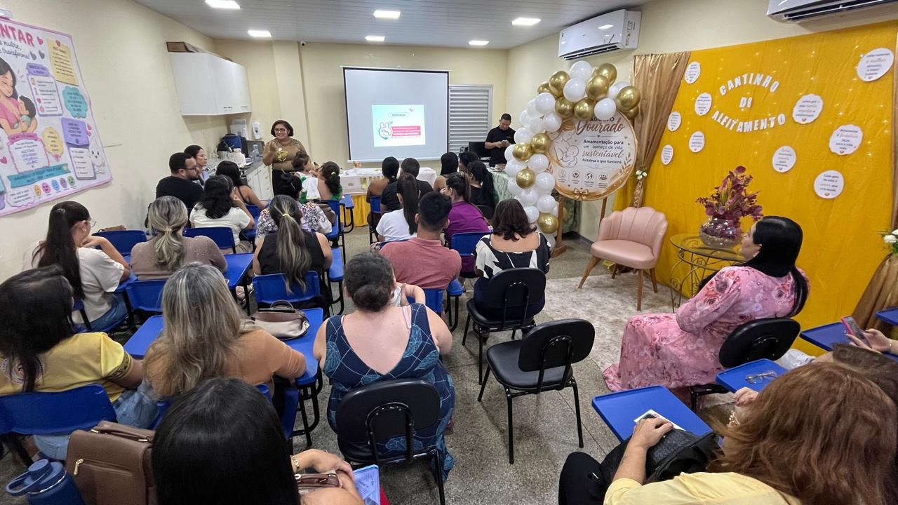 Prefeitura e Semsa lançam Agosto Dourado com ações para fortalecer o aleitamento materno em Manaus