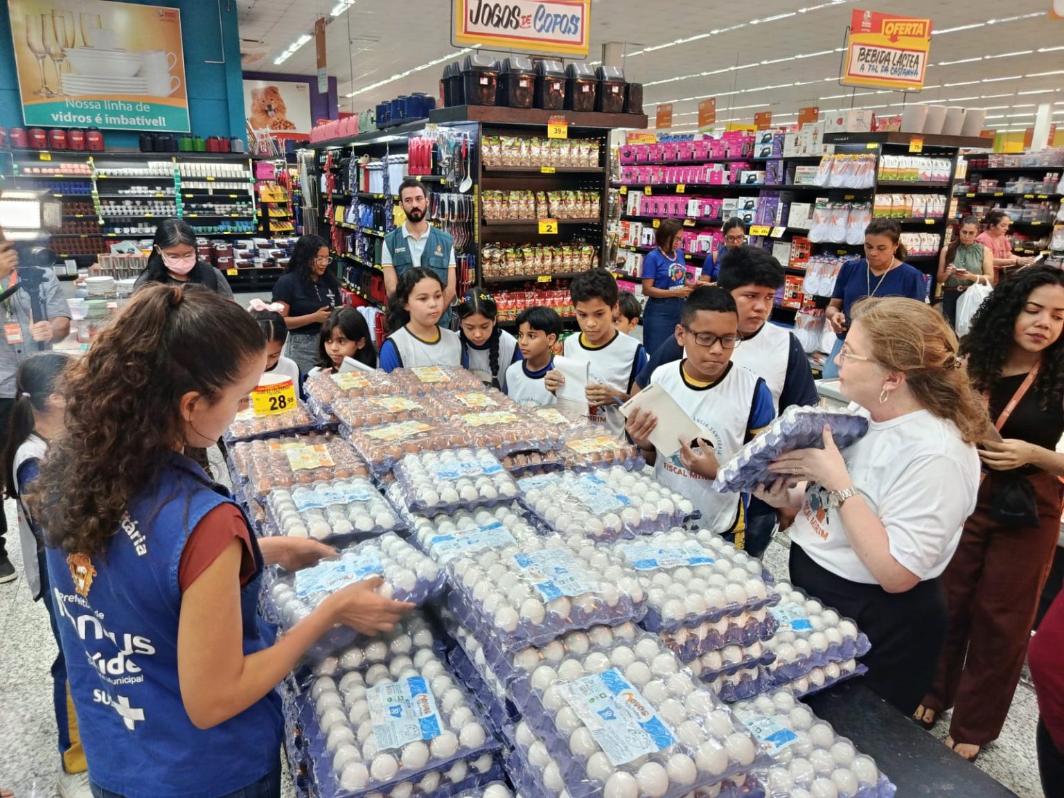 Programa Fiscal Mirim leva orientação sobre segurança alimentar a alunos da rede municipal de Manaus