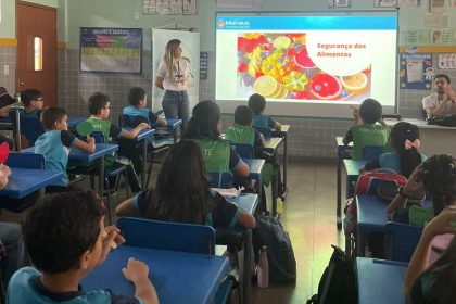 Semana da Vigilância Sanitária 2026 em Manaus começa com projeto Fiscais Mirins nas escolas municipais