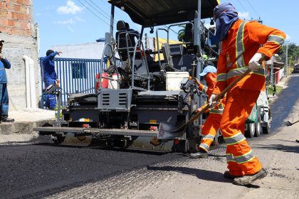 Prefeitura de Manaus avança com recapeamento no Parque Rio Solimões e cobre cerca de 30 ruas