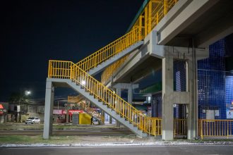 Prefeitura de Manaus inicia obras de revitalização na passarela Max Teixeira para ampliar segurança e mobilidade urbana