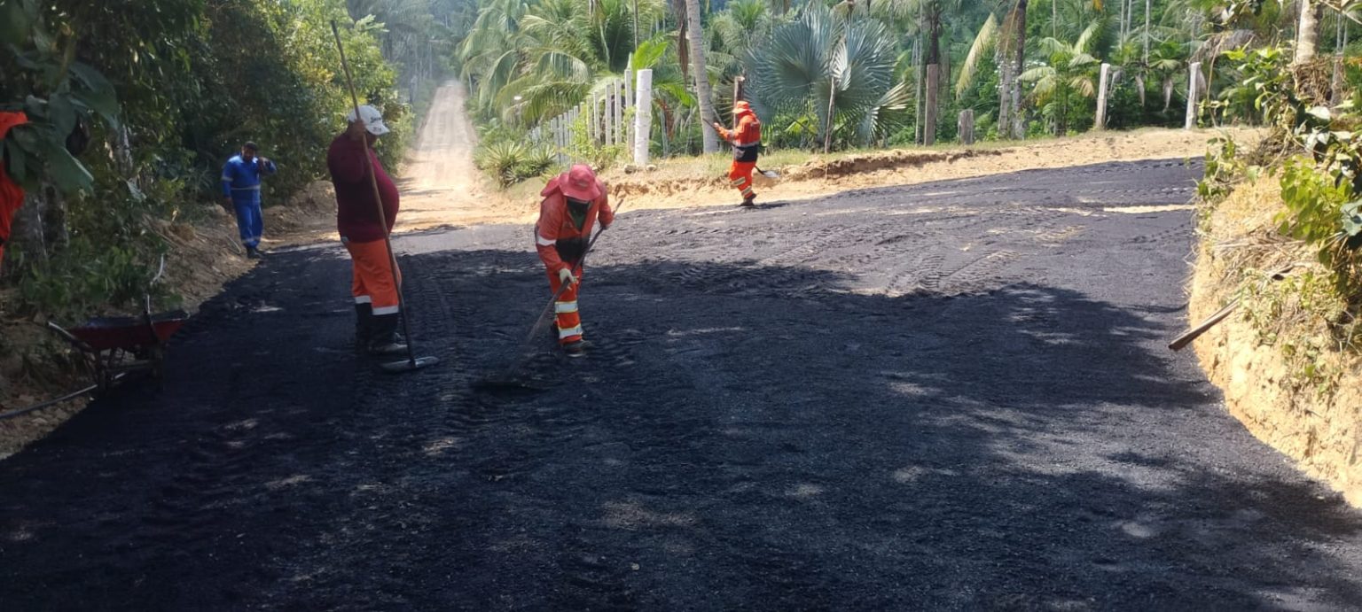 Manaus amplia pavimentação no ramal 2000 do Distrito Industrial e melhora acesso de moradores