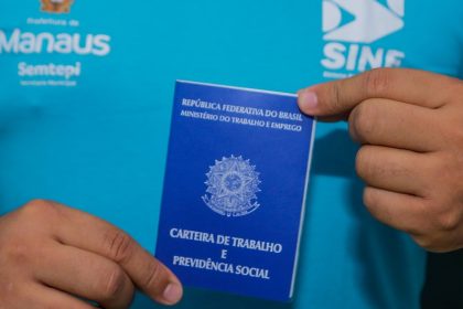 Prefeitura de Manaus oferece 629 vagas de emprego em várias áreas com atendimento do Sine nesta terça-feira