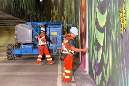 Prefeitura de Manaus amplia revitalização de viadutos com pintura em grafite e instalação de LED