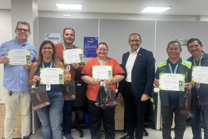 Ageman reconhece servidores por contribuição à sustentabilidade no descarte de resíduos no primeiro semestre de 2026