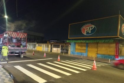 Prefeitura de Manaus amplia sinalização viária em zonas Norte, Oeste e Centro-Sul para reduzir sinistros
